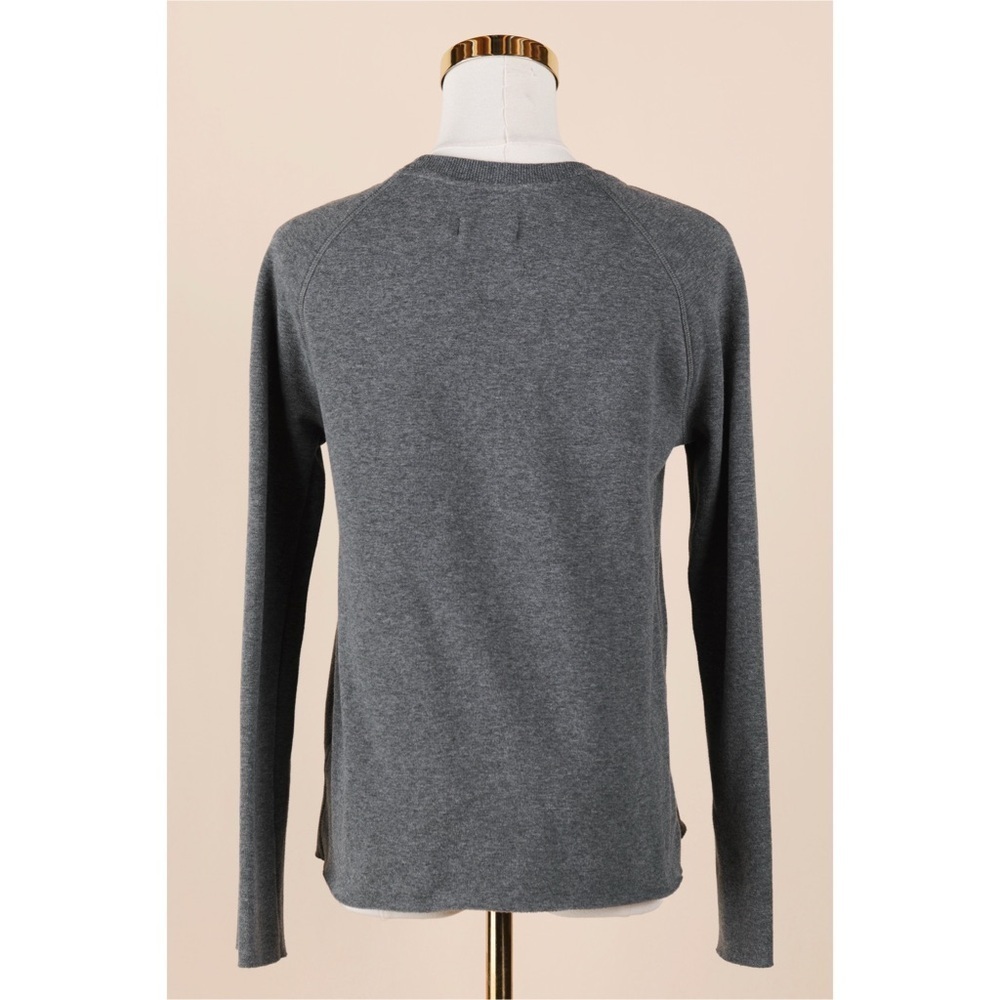 Sz XS Ugg Hallidie Fleece Crewneck Pocket Pullover In Charcoal Heather Gray GUC - Picture 3 of 5